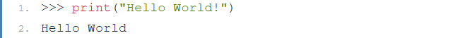 Python Command Line Example